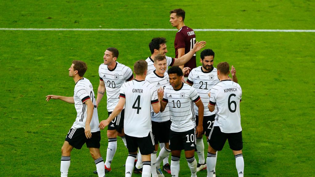 Zdjęcie okładkowe artykułu: Getty Images / Thilo Schmuelgen - Pool / Na zdjęciu: reprezentacja Niemiec