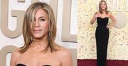 Złote Globy 2024. Jennifer Aniston zachwyca fryzurą "na Rachel", a fani martwią się: "Ledwo POWSTRZYMUJE ŁZY" (ZDJĘCIA)