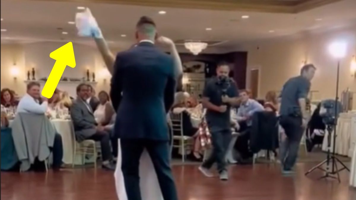 Poruszające sceny podczas pierwszego tańca