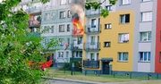 Mysłowice. 11 zastępów straży pożarnej gasiło pożar w bloku