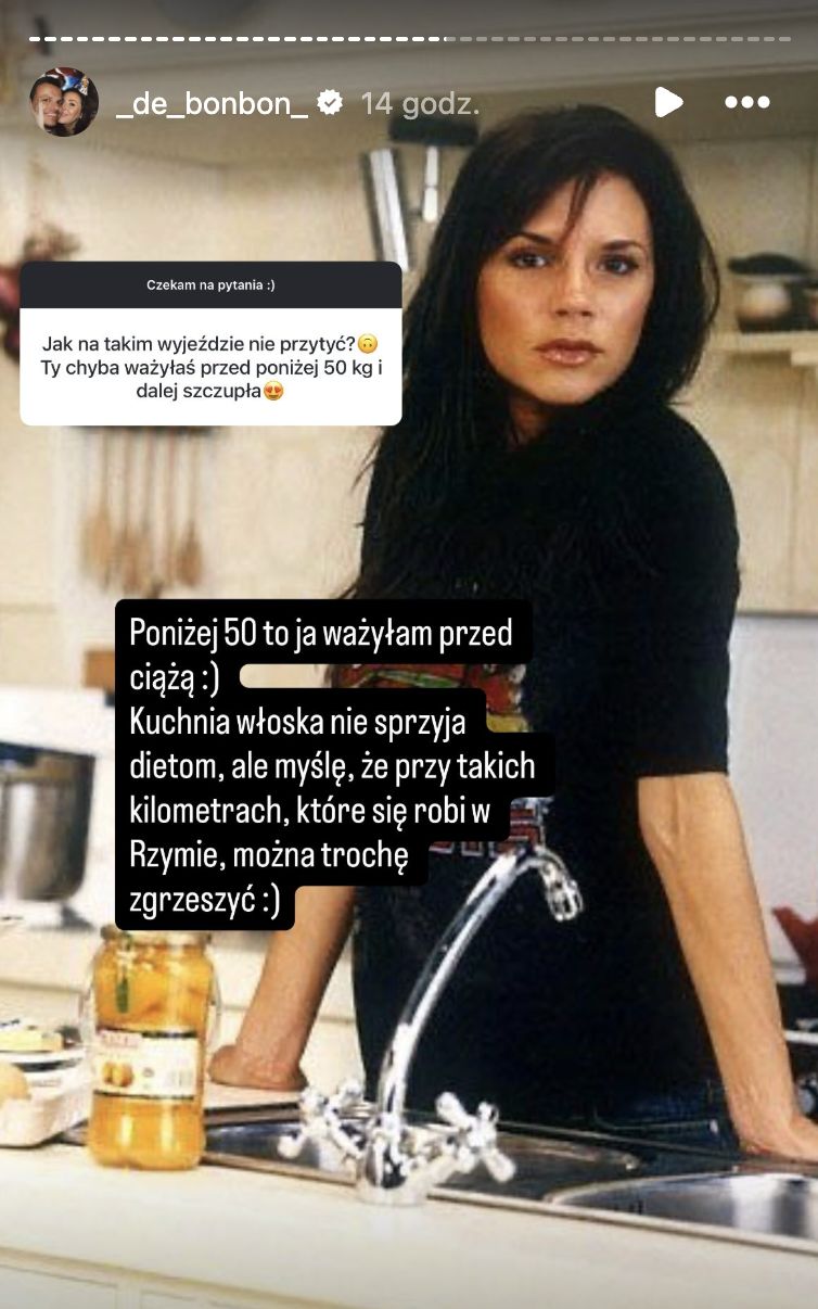Dominika Serowska odpowiedziała na pytanie dotyczące wagi