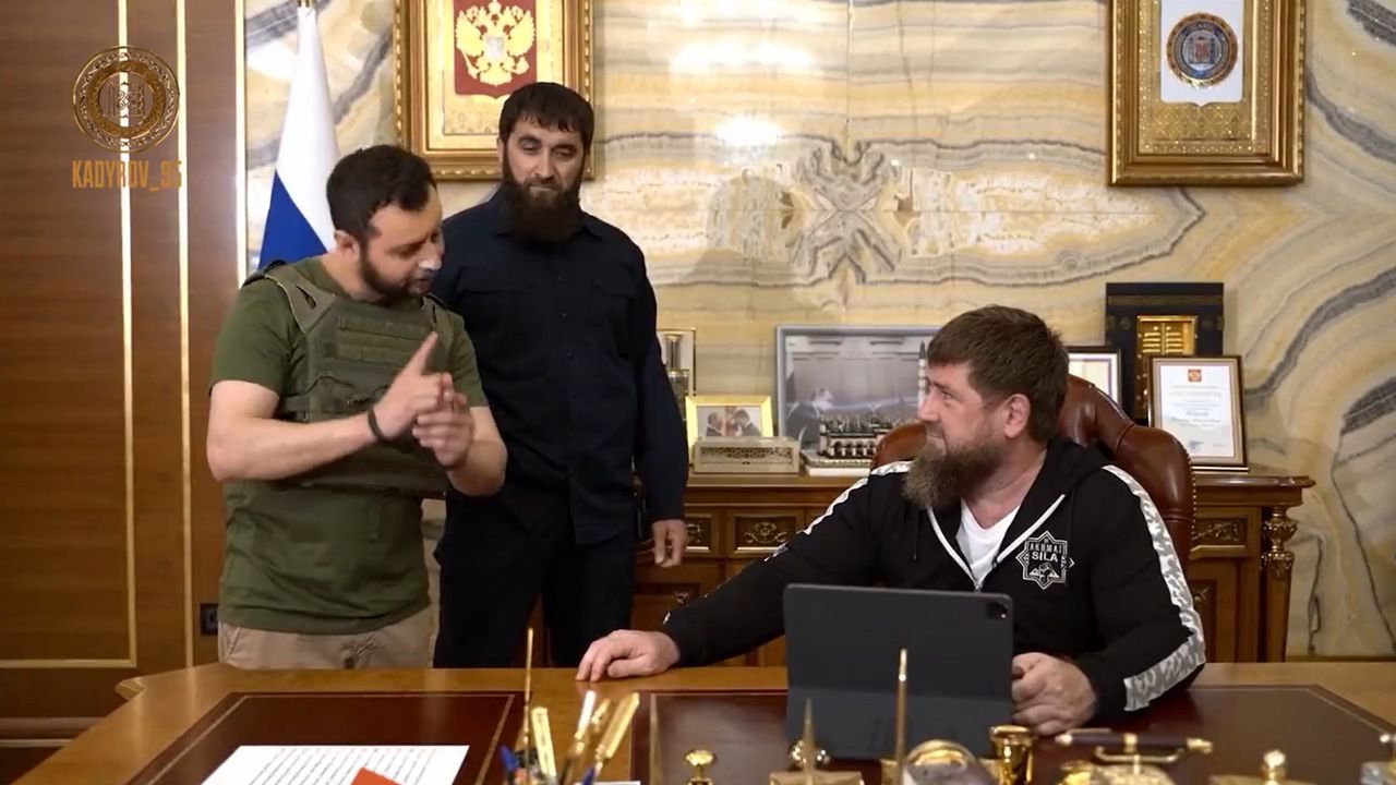 Kadyrow nagrał kolejny żenujący skecz. Zełenski głównym "bohaterem"