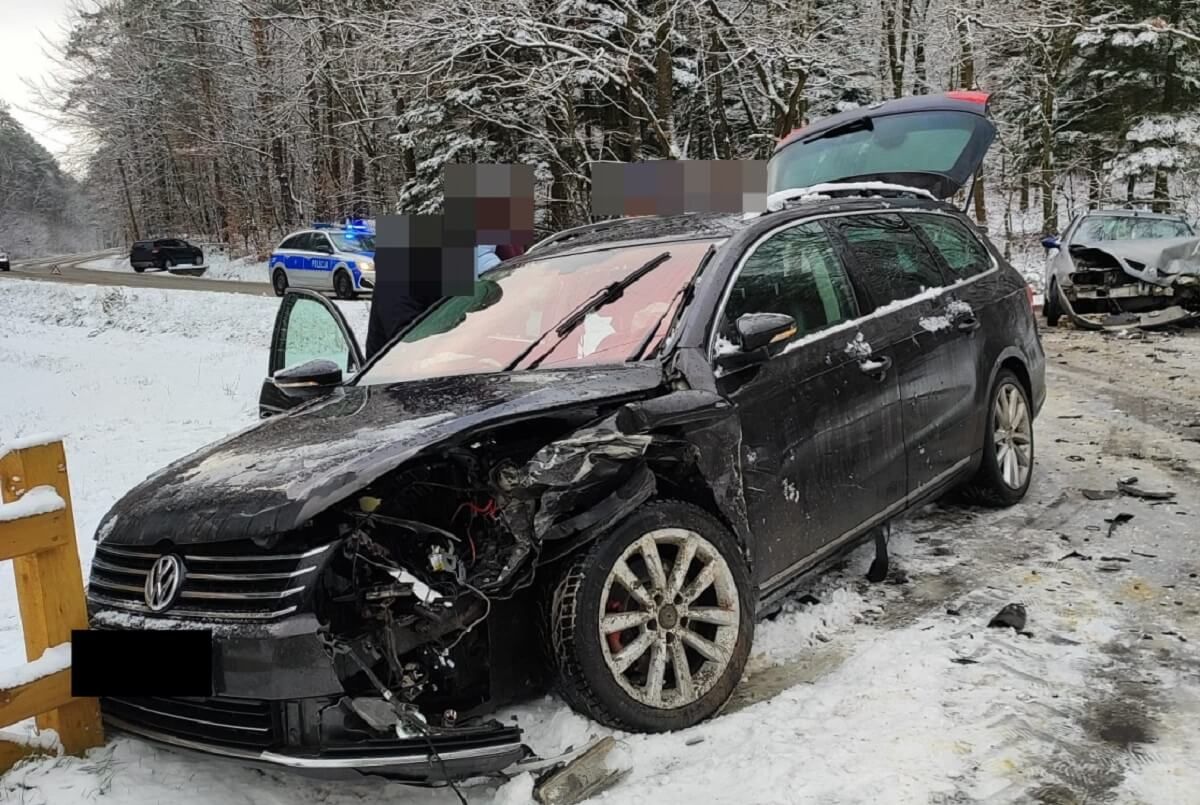 Uszkodzony Volkswagen Passat