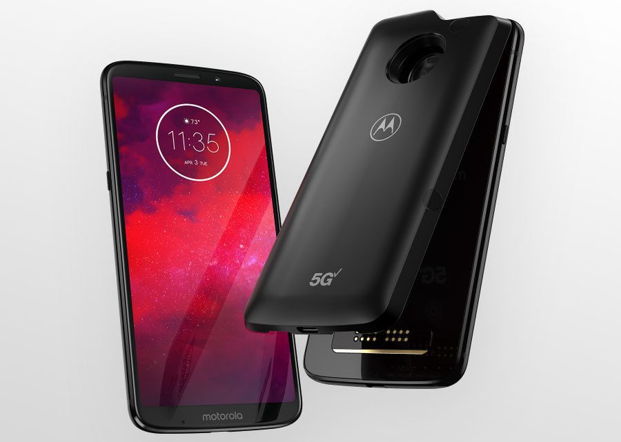 スマートフォン本体 Moeez Motorola Moto Z3 oficjalnie. To pierwszy telefon z modemem 5G