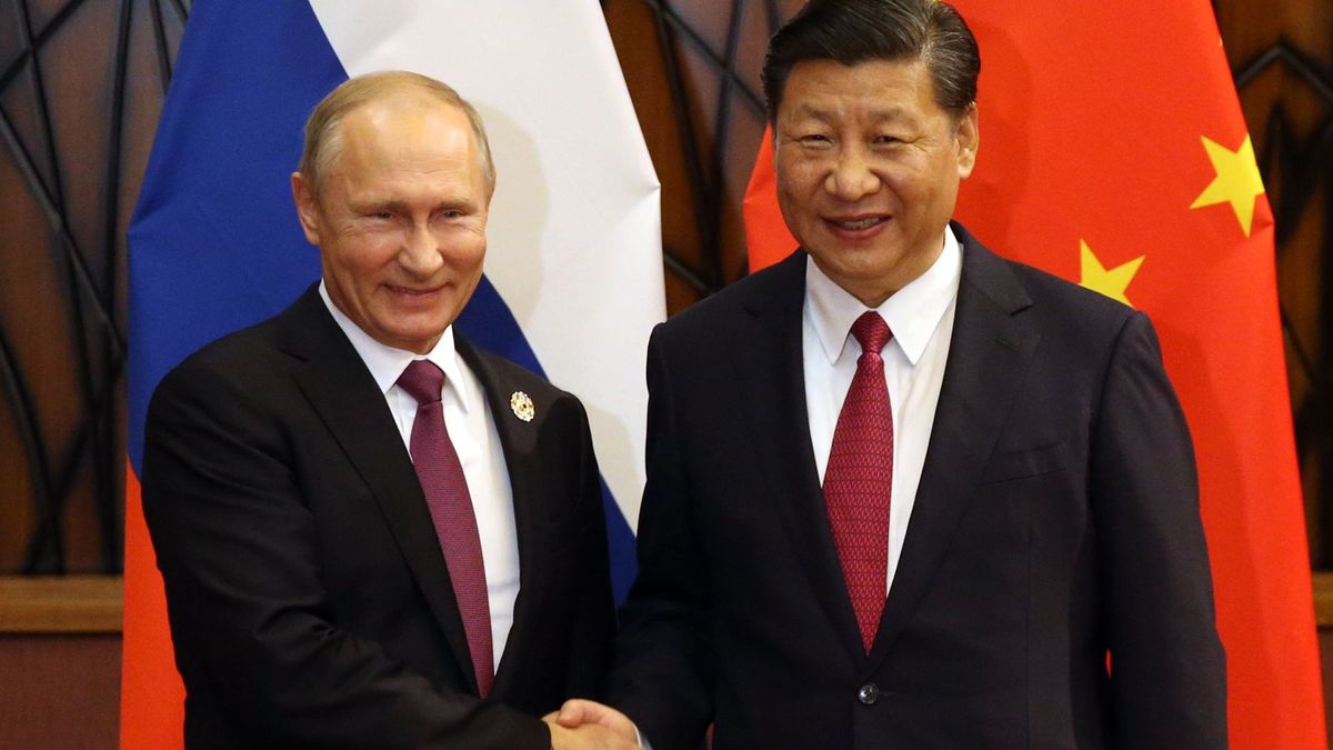 Władimir Putin i Xi Jinping