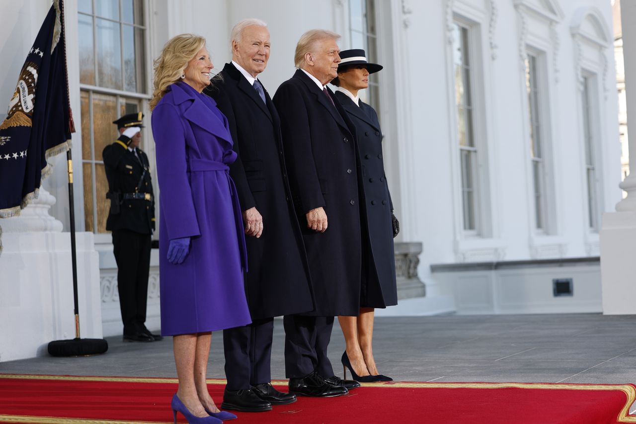 The Bidens and the Trumps met at the White House