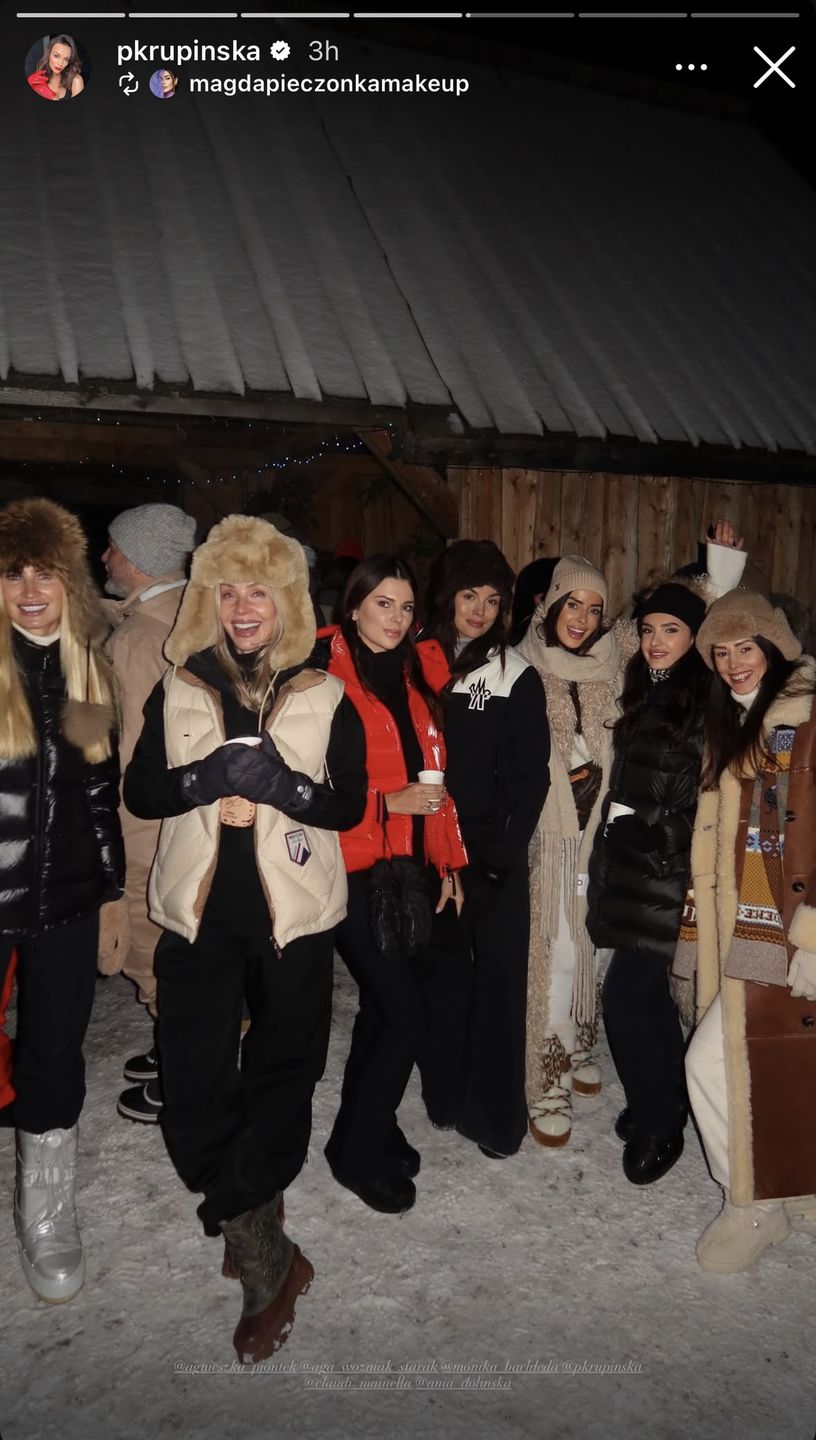 Celebrytki na ognisku w Zakopanem