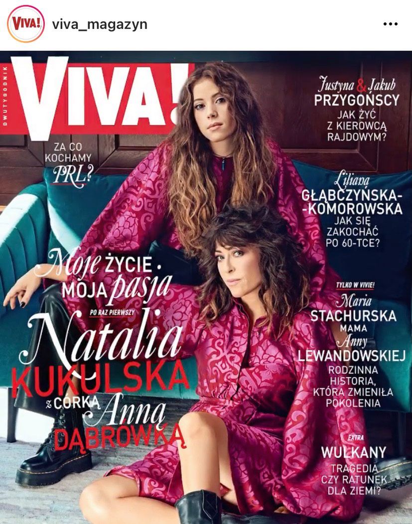 Natalia Kukulska i Ania Dąbrówka na okładka magazynu Viva!