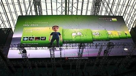 Kowboje z największym na świecie ekranem 1080p LED 1