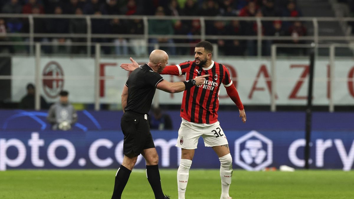 Getty Images / Claudio Villa/AC Milan / Na zdjęciu: Szymon Marciniak i Kyle Walker