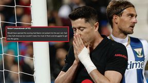 Hiszpanie bez litości dla Lewandowskiego. To nie był jego dzień