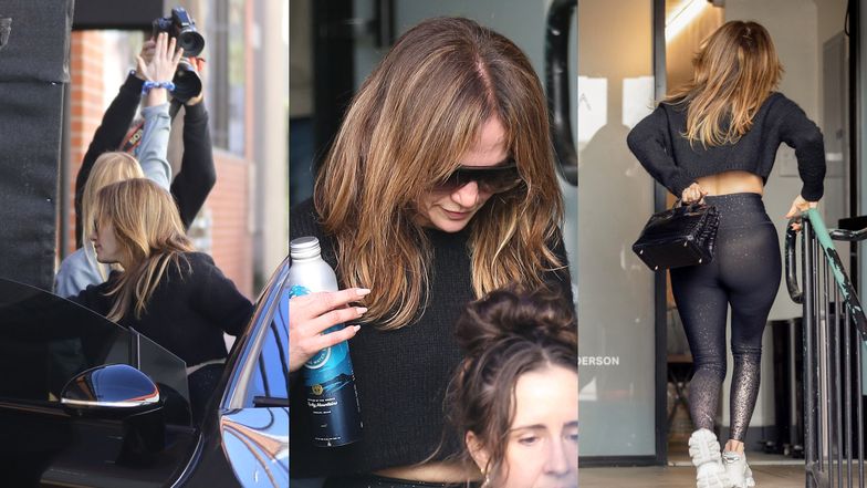 Naturalna Jennifer Lopez przybywa na siłownię. Dla niej zastawili budynek