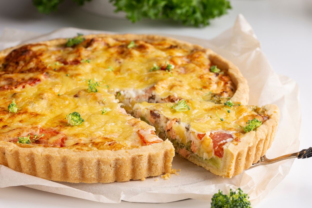 Quiche z kapustą - Pyszności