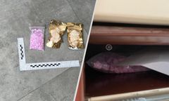 "Schowek". 39-latek myślał, że policjanci tam nie zajrzą