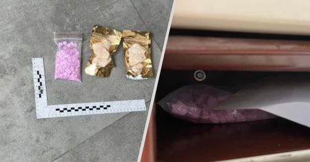"Schowek". 39-latek myślał, że policjanci tam nie zajrzą