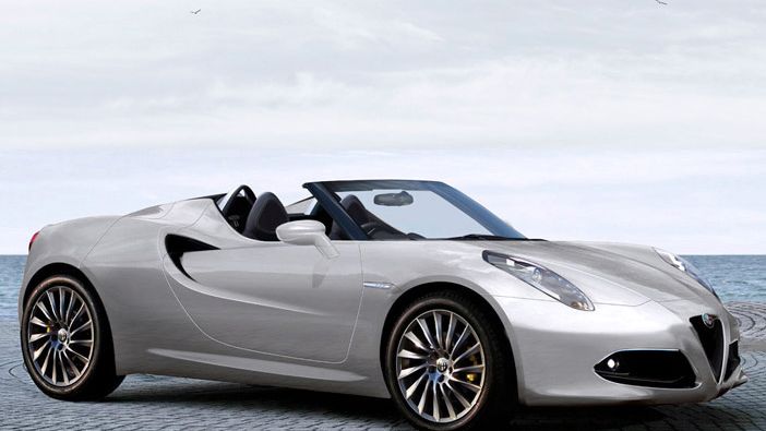 Alfa Romeo 4C Spider - wizualizacja