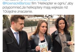 Marcin Makowski: Młodzieżówka PO przynosi prezent do MON. Efekt wyszedł raczej komicznie