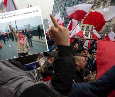Facebook usuwa kontrowersyjne zdjęcie z Marszu Niepodległości. Autor oburzony