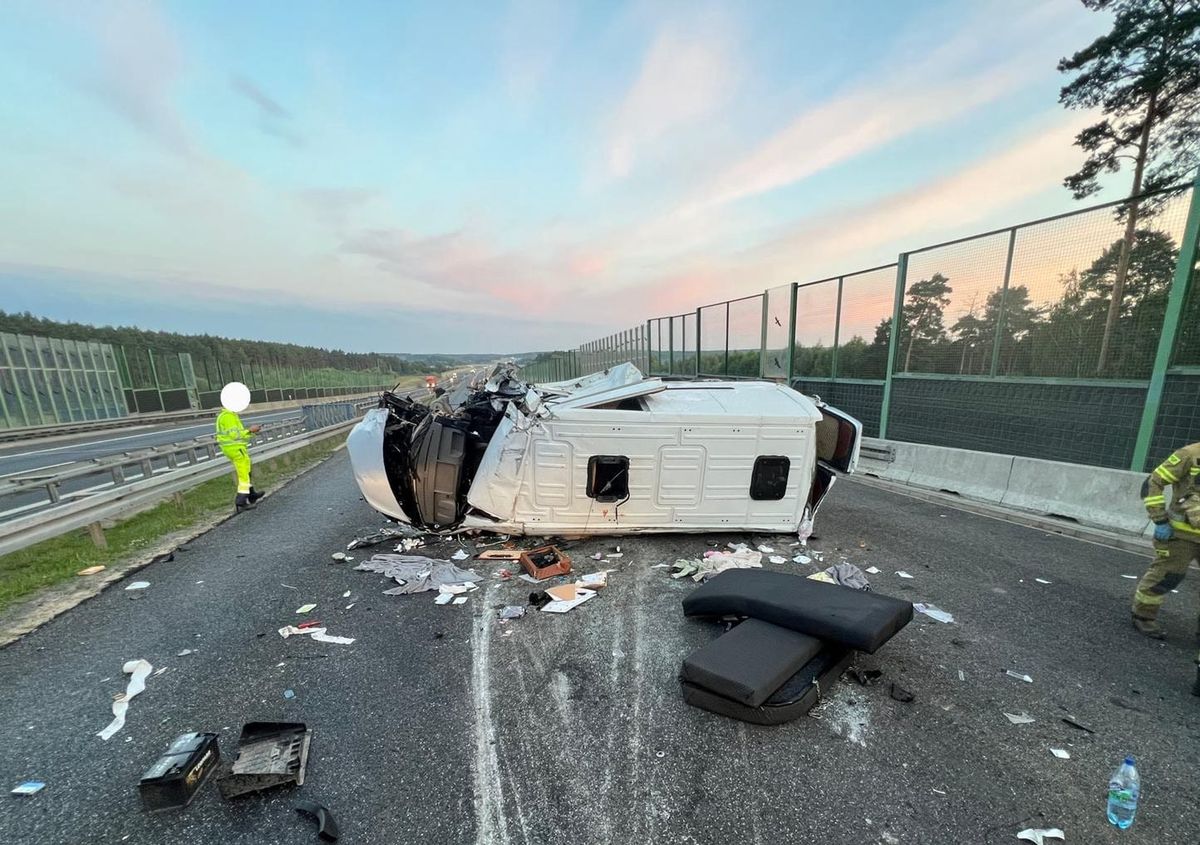 wypadek, autostrada a2 Wypadek na A2. Dziewięć rannych osób, pięć w stanie krytycznym