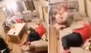 Wstrząsające nagranie. Dziecko krzyczało z przerażenia