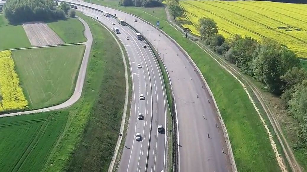 Wyremontowany odcinek autostrady A4 w woj. opolskim tuż przed otwarciem