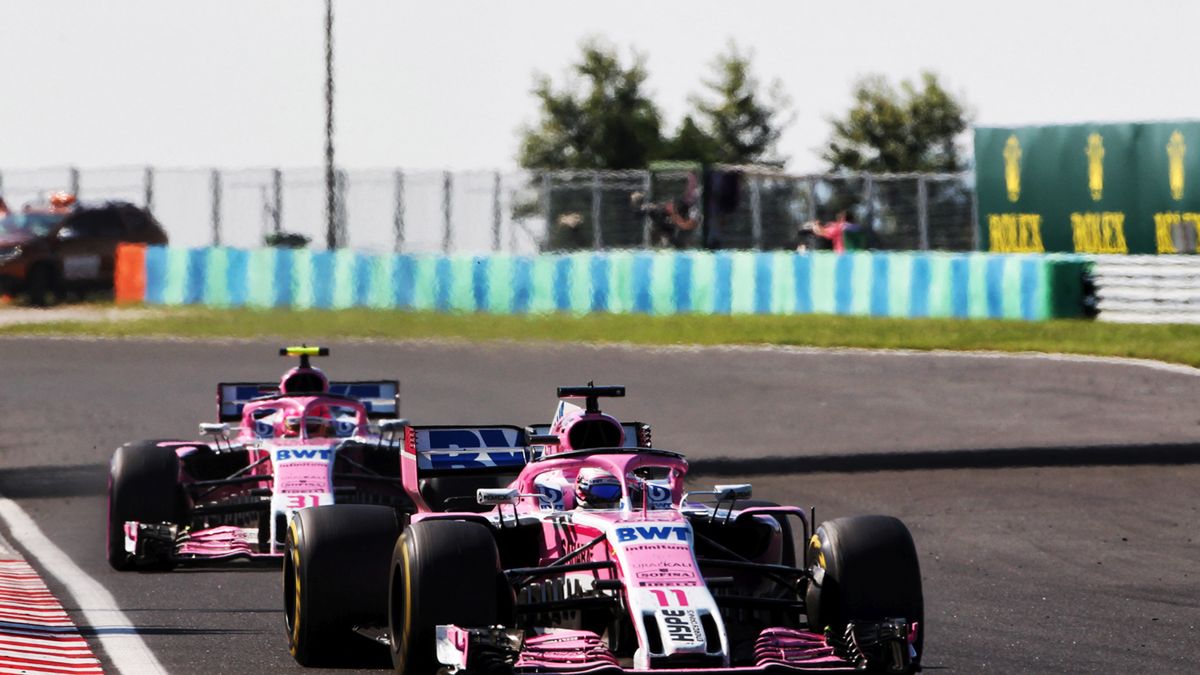 kierowcy Force India podczas Grand Prix Węgier