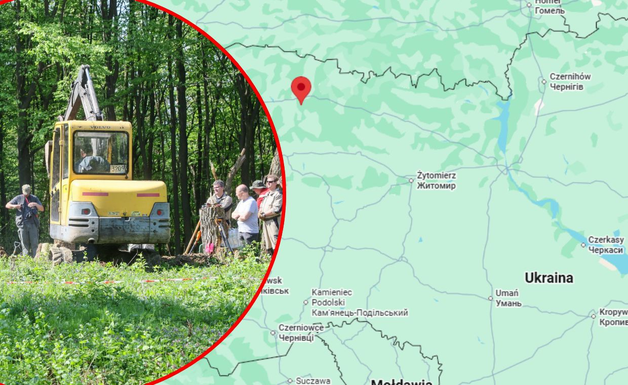 Historyczna chwila w Ugłach. Ruszają poszukiwania szczątków Polaków