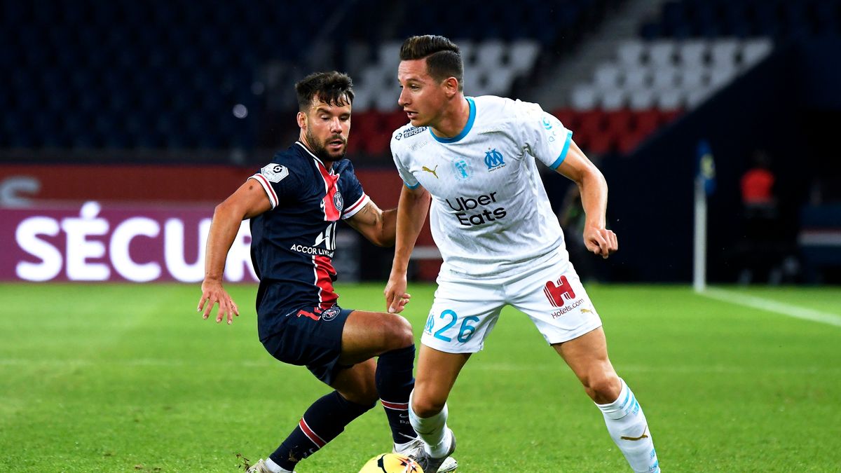 Florian Thauvin (z prawej) i Juan Bernat (z lewej)