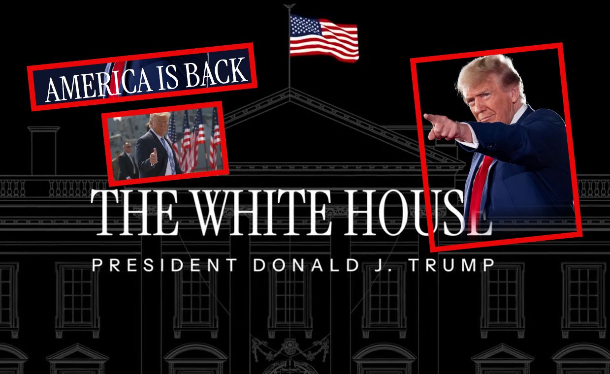 America is back! Trump changed the White House page