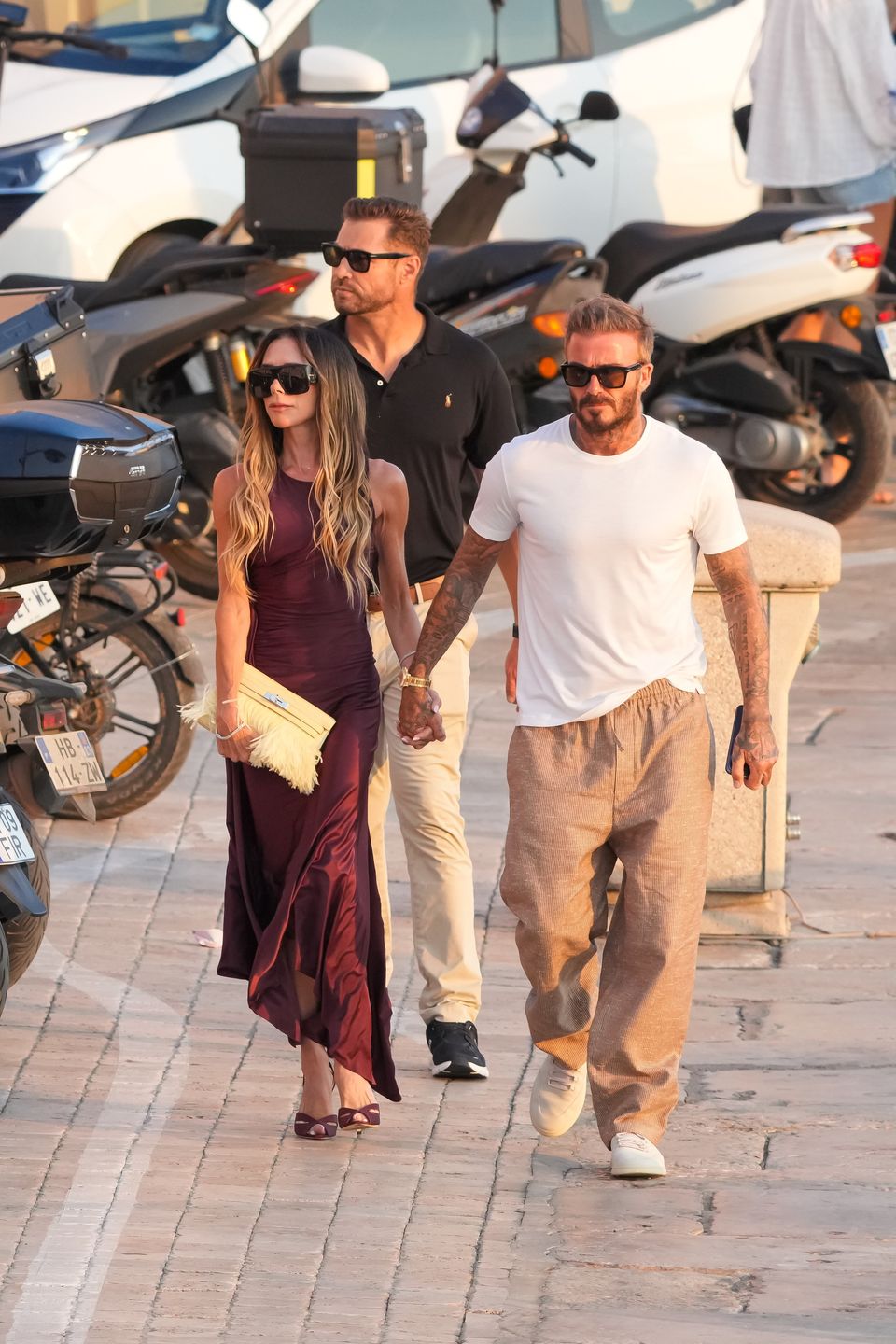 David i Victoria Beckhamowie w St. Tropez