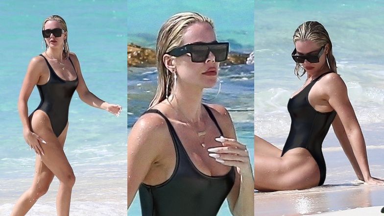 Khloe Kardashian ZACHWYCA zniewalającą figurą podczas urlopu na Turks i Caicos (ZDJĘCIA)