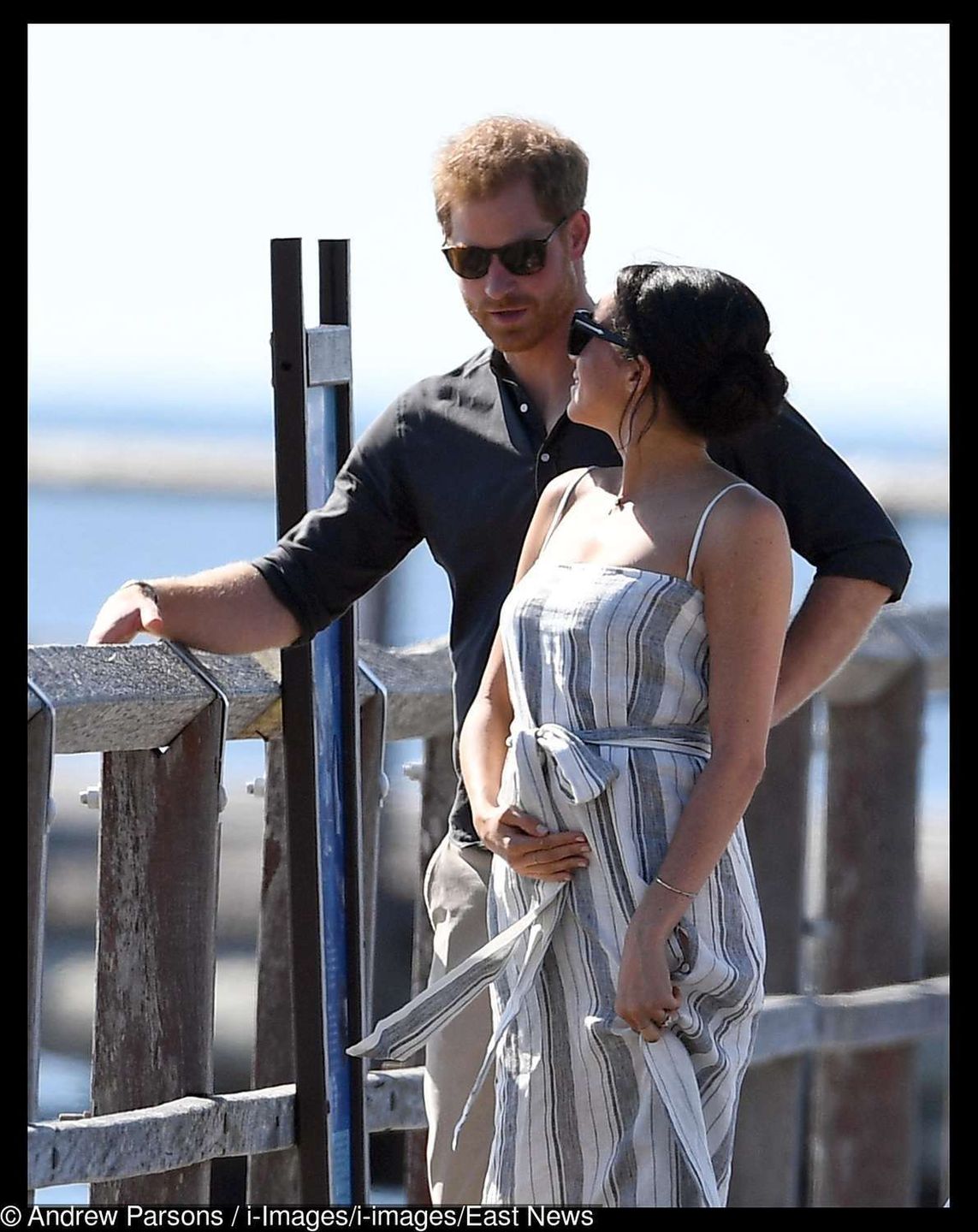 Meghan Markle w ciąży i książę Harry na królewskim tournee