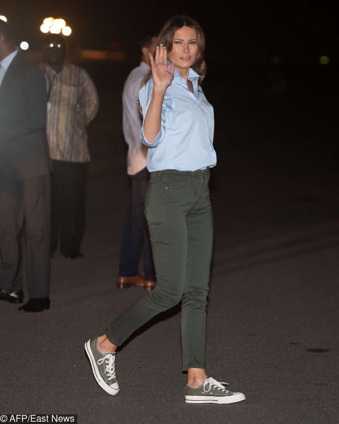 Melania Trump opuszcza Ghanę