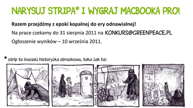 Konkurs Greenpeace – zgarnij MacBooka Pro! 1