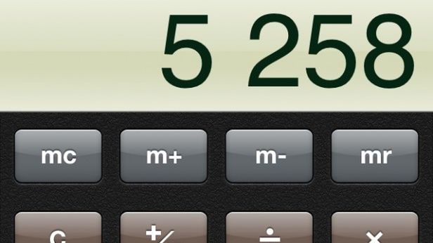 Kalkulatorowa ciekawostka na iOS 1