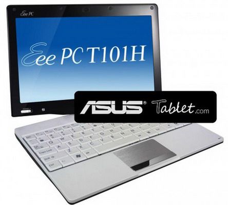 Asus potwierdził specyfikację netbooka-tabletu Eee PC T101H