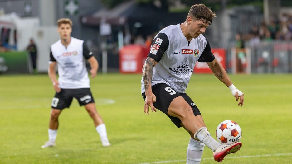 Kacper Śmiglewski czeka na pierwszego gola w barwach Puszczy