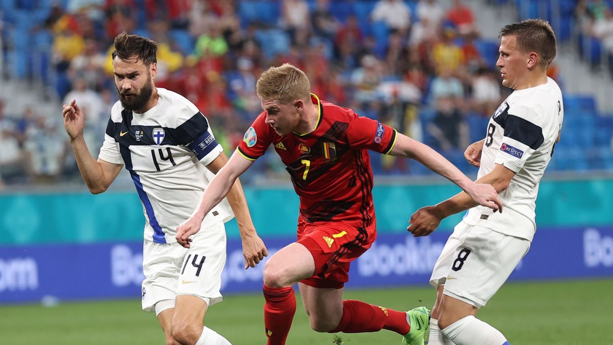 Na zdjęciu od lewej: Tim Sparv, Kevin De Bruyne i Robin Lod