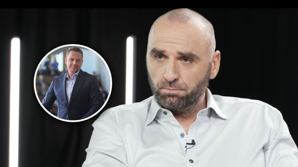 WP SportoweFakty / PAP/Leszek Szymański / Na zdjęciu: Marcin Gortat/ w ramce: Rafał Trzaskowski
