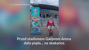 #dziejesiewsporcie: Polska Miss Euro z odkrytym dekoltem na skakance. Fani zachwyceni nagraniem