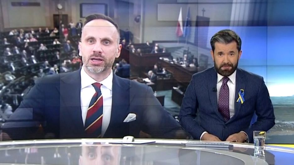 Janusz Kowalski został wyśmiany w "Faktach" TVN