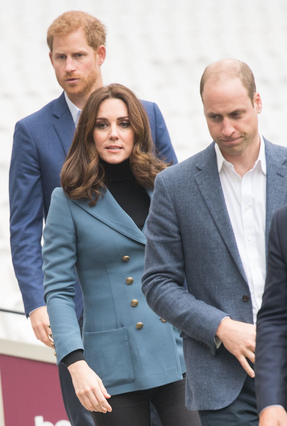 Książę Harry, książę William i Kate Middleton