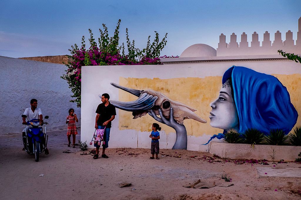 Djerba. Tunezja. Wyjątkowe graffiti. Zapomniana wioska odzyskała blask