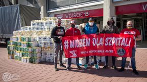 Koronawirus. Akcja "Widzew dla szpitali" nabiera jeszcze większego rozmachu