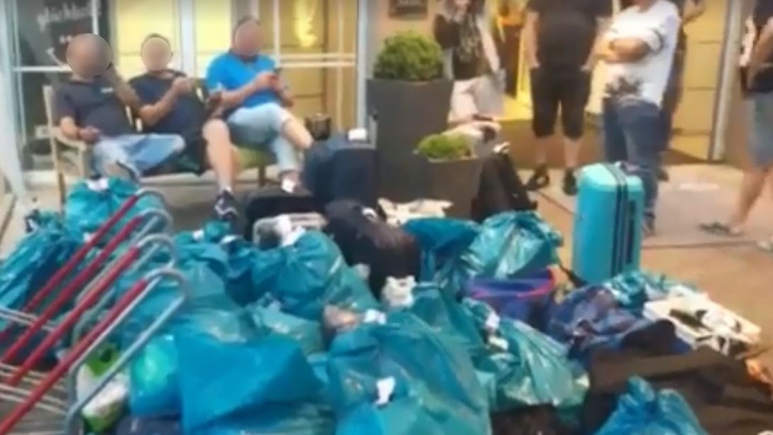 Do sieci trafiły nagrania sprzed hotelu