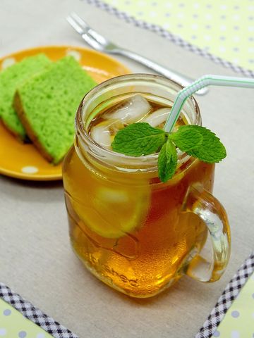 Słodzona herbata instant cytrynowa z dodatkiem sacharynianu sodu
