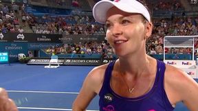 Radwańska: dobrze wykonana praca