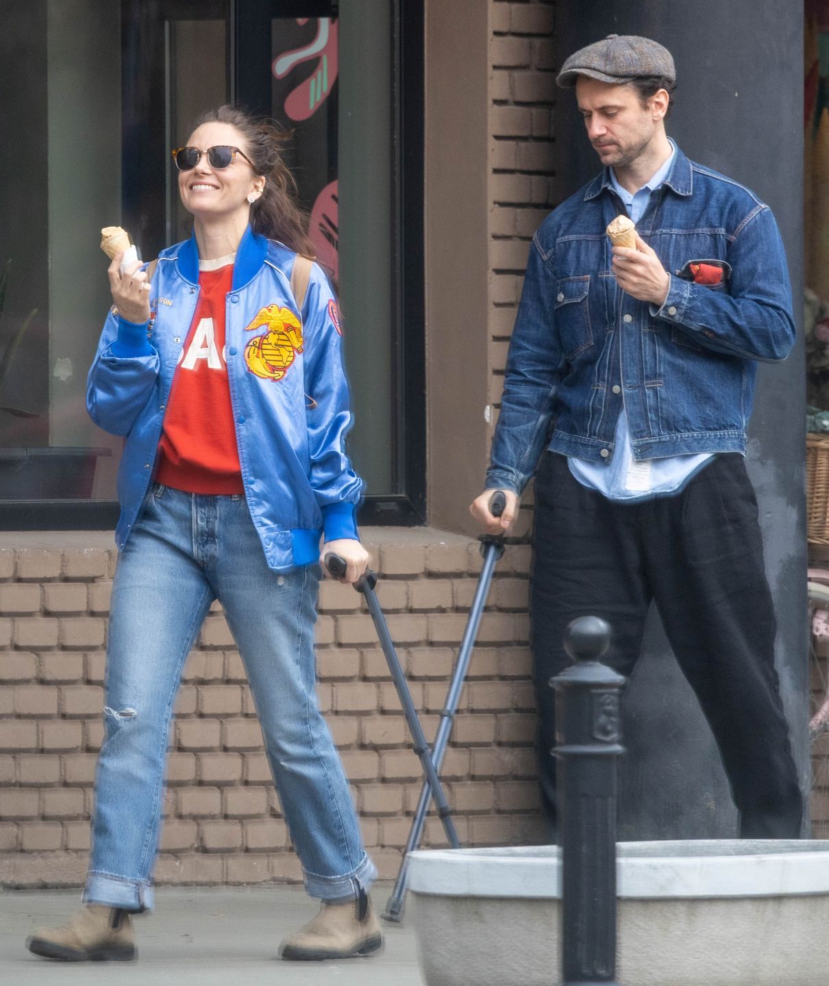 Katarzyna Wajda i Bartłomiej Kotschedoff na lodach