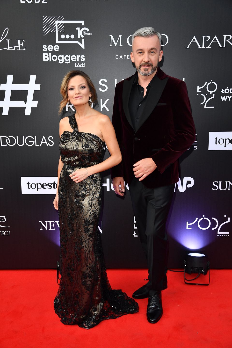 Krzysztof Skórzyński z żoną 