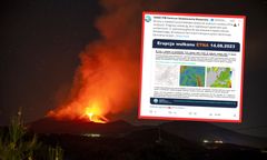 Erupcja Etny. Pył wulkaniczny dotrze do Polski? IMGW: Nie jest to wykluczone